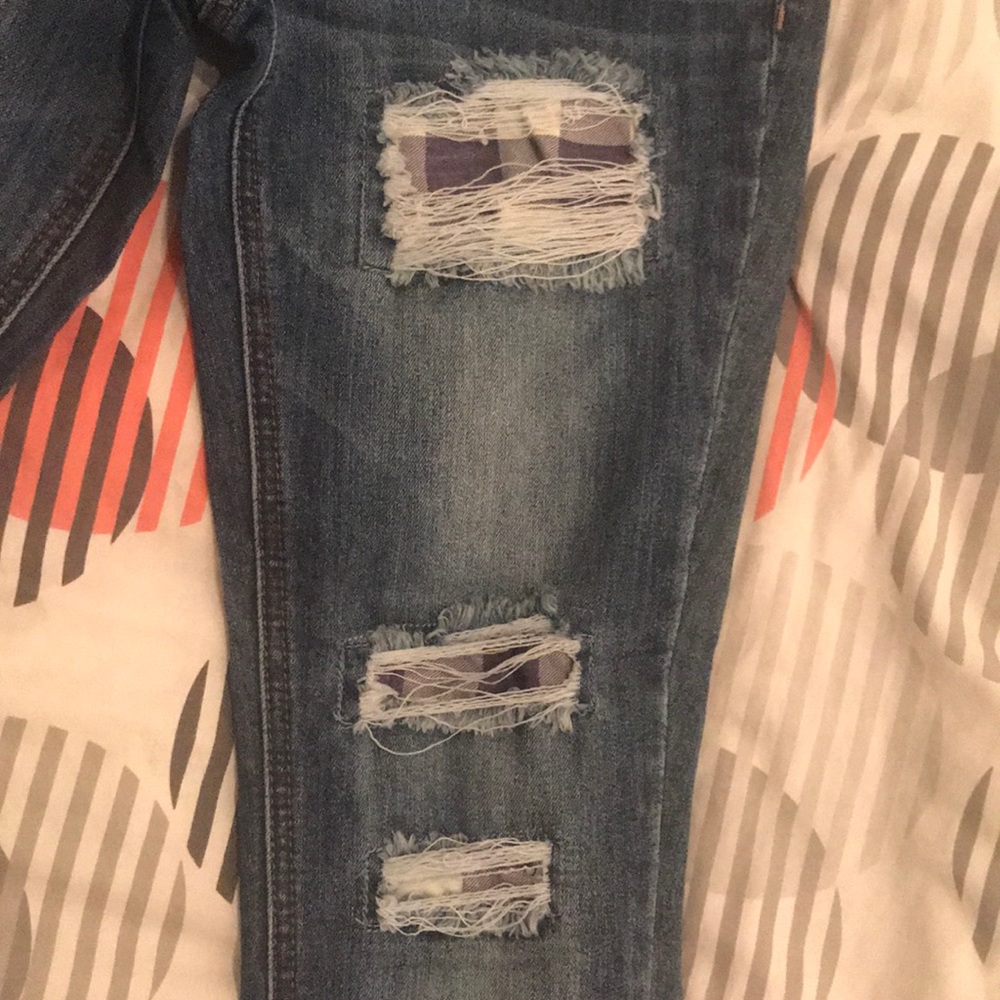 Dollhouse plaid jeans NWOT - Picture 5 of 7